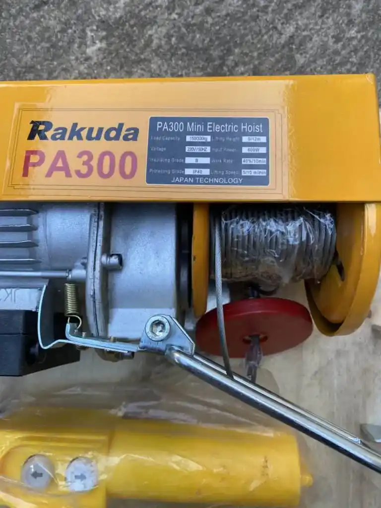 TỜI ĐIỆN TREO PA300-30M TẢI TRỌNG 105-210KG