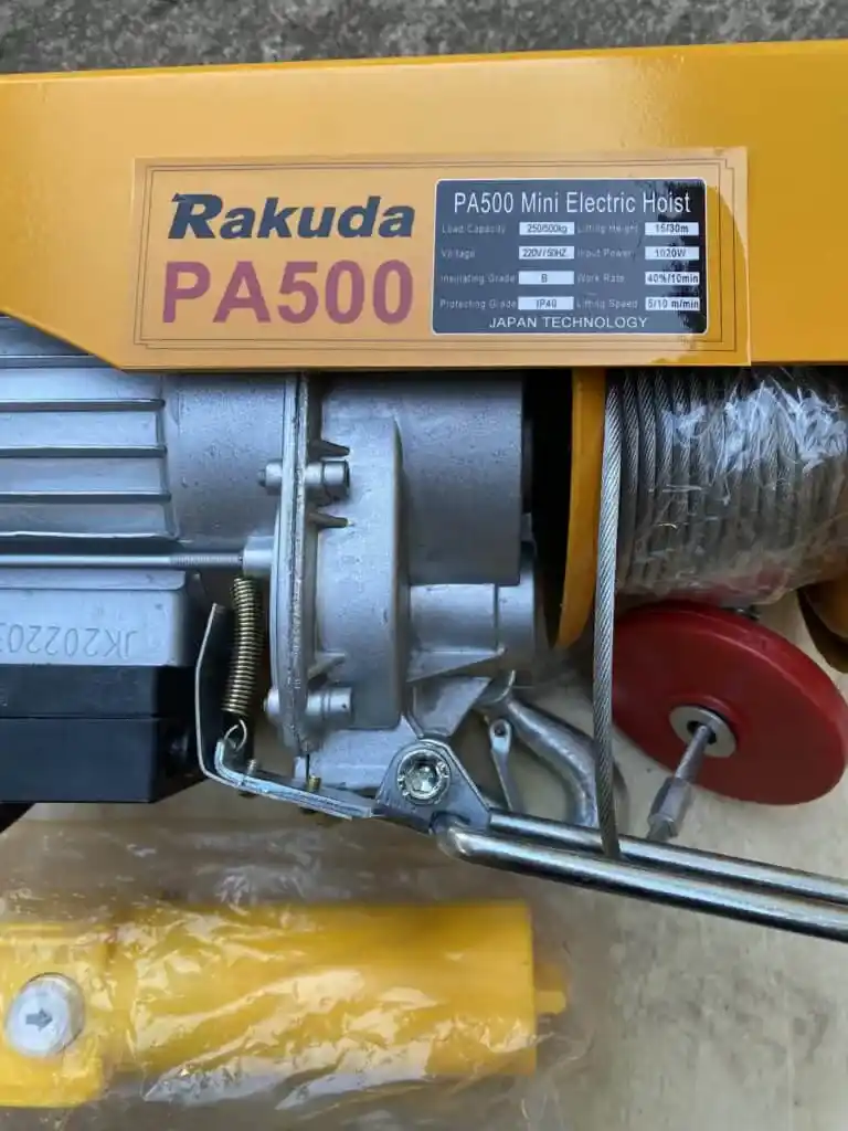 TỜI ĐIỆN TREO PA500-12M TẢI TRỌNG 175-350KG