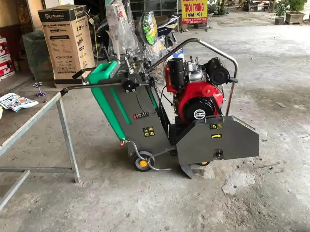 MÁY CẮT BÊ TÔNG CBT-25 - DIESEL 186FAE+ĐỀ NỔ - 18CM