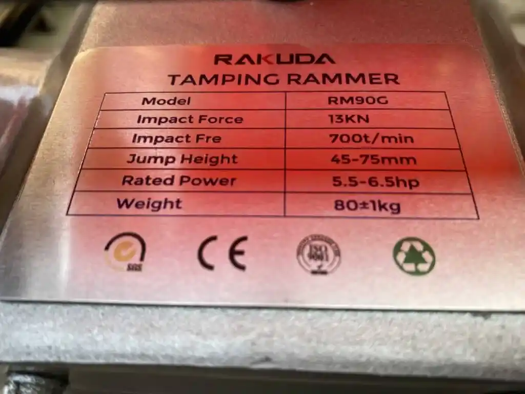 MÁY ĐẦM CÓC XĂNG RM90G+GX160 Thái