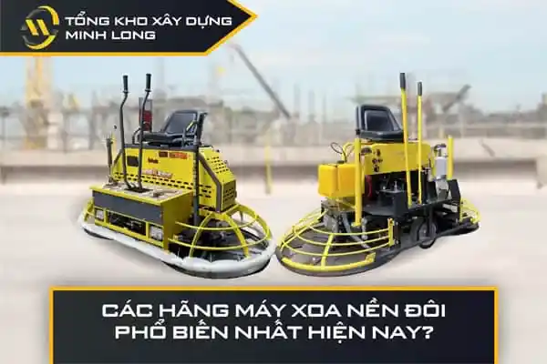 Các hãng máy xoa nền đôi phổ biến